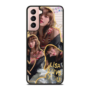 LALISA BLACKPINK CUTE COLLAGE Samsung Galaxy S21 Case Cover