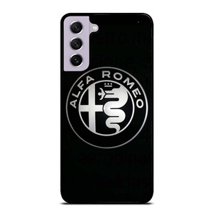 ALFA ROMEO METAL BLACK Samsung Galaxy S21 FE Case Cover
