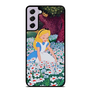 ALICE IN WONDERLAND FLOWER Samsung Galaxy S21 FE Case Cover ALICE IN WONDERLAND FLOWER Samsung Galaxy S21 FE Case Cover