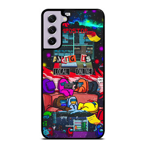 AMONG US LOCAL ONLINE Samsung Galaxy S21 FE Case Cover AMONG US LOCAL ONLINE Samsung Galaxy S21 FE Case Cover