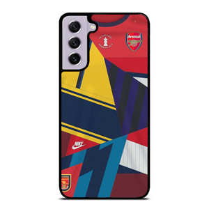 ARSENAL FC RETRO JERSEY COLLAGE Samsung Galaxy S21 FE Case Cover ARSENAL FC RETRO JERSEY COLLAGE Samsung Galaxy S21 FE Case Cover