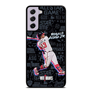 ATLANTA BRAVES ACUNA SHOOT WALL Samsung Galaxy S21 FE Case Cover ATLANTA BRAVES ACUNA SHOOT WALL Samsung Galaxy S21 FE Case Cover