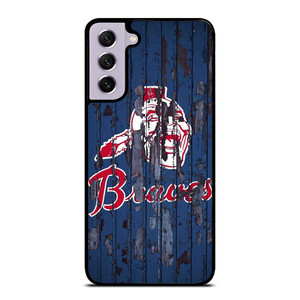 ATLANTA BRAVES RUSTY WOOD Samsung Galaxy S21 FE Case Cover