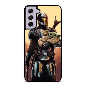 BABY YODA AND THE MANDALORIAN STAR WARS ART Samsung Galaxy S21 FE Case Cover