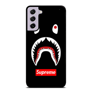 BAPE CAMO SHARK SUPREME BLACK Samsung Galaxy S21 FE Case Cover