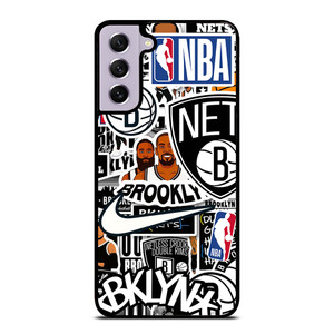 BROOKLYN NETS NBA STICKER BOMB Samsung Galaxy S21 FE Case Cover
