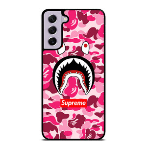 CAMO BATHING APE SUPREME PINK Samsung Galaxy S21 FE Case Cover