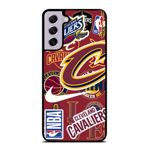 CLEVELAND CAVALIERS NBA STICKER BOMB Samsung Galaxy S21 FE Case Cover CLEVELAND CAVALIERS NBA STICKER BOMB Samsung Galaxy S21 FE Case Cover