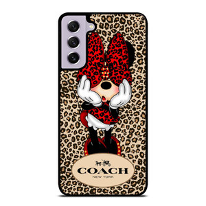 COACH MINNIE MOUSE LEOPARD Samsung Galaxy S21 FE Case Cover COACH MINNIE MOUSE LEOPARD Samsung Galaxy S21 FE Case Cover