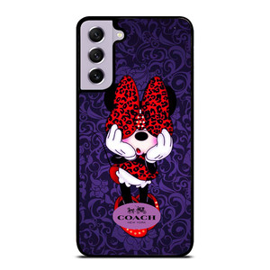 COACH MINNIE MOUSE PURPLE Samsung Galaxy S21 FE Case Cover COACH MINNIE MOUSE PURPLE Samsung Galaxy S21 FE Case Cover