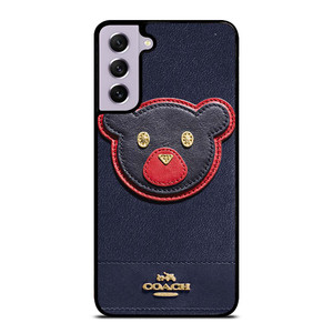 COACH NEW YORK BEAR Samsung Galaxy S21 FE Case Cover COACH NEW YORK BEAR Samsung Galaxy S21 FE Case Cover