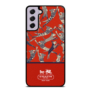 COACH NEW YORK DOG PARTY Samsung Galaxy S21 FE Case Cover COACH NEW YORK DOG PARTY Samsung Galaxy S21 FE Case Cover