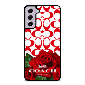 COACH NEW YORK FLOWER 4 Samsung Galaxy S21 FE Case Cover