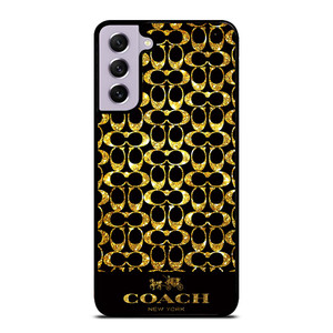COACH NEW YORK GOLD Samsung Galaxy S21 FE Case Cover COACH NEW YORK GOLD Samsung Galaxy S21 FE Case Cover