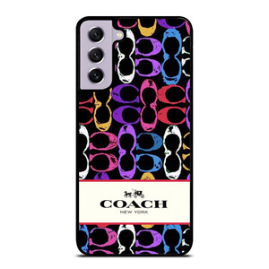 COACH NEW YORK PATTERN COLOR Samsung Galaxy S21 FE Case Cover COACH NEW YORK PATTERN COLOR Samsung Galaxy S21 FE Case Cover