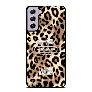 COACH NEW YORK PINK NATION LEPOARD Samsung Galaxy S21 FE Case Cover COACH NEW YORK PINK NATION LEPOARD Samsung Galaxy S21 FE Case Cover