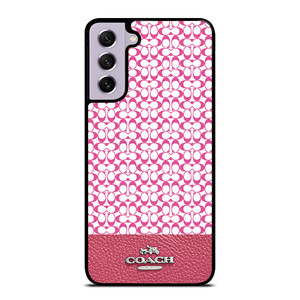 COACH NEW YORK PINK Samsung Galaxy S21 FE Case Cover COACH NEW YORK PINK Samsung Galaxy S21 FE Case Cover