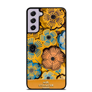 COACH NEW YORK ROSE TEA Samsung Galaxy S21 FE Case Cover COACH NEW YORK ROSE TEA Samsung Galaxy S21 FE Case Cover