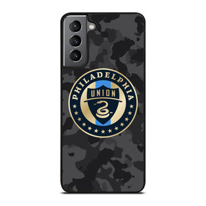 PHILADELPHIA UNION MLS BLACK CAMO Samsung Galaxy S21 Plus Case Cover