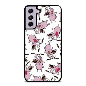 COURAGE THE COWARDLY DOG COLLAGE Samsung Galaxy S21 FE Case Cover COURAGE THE COWARDLY DOG COLLAGE Samsung Galaxy S21 FE Case Cover