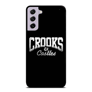 CROOKS AND CASTLES LOGO BLACK Samsung Galaxy S21 FE Case Cover