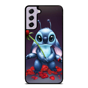 DISNEY STITCH AND ROSE FLOWER Samsung Galaxy S21 FE Case Cover