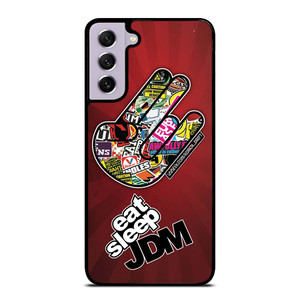 EAT SLEEP JDM LOGO Samsung Galaxy S21 FE Case Cover