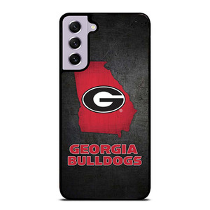 GEORGIA BULLDOGS SYMBOL METAL Samsung Galaxy S21 FE Case Cover