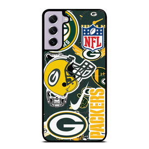 GREEN BAY PACKERS NFL STICKER BOMB Samsung Galaxy S21 FE Case Cover