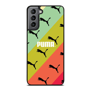PUMA LOGO STRIPE PATTERN Samsung Galaxy S21 Plus Case Cover