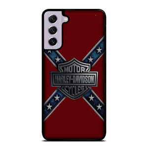 HARLEY DAVIDSON FLAG CARBON Samsung Galaxy S21 FE Case Cover