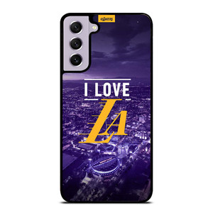 I LOVE LA LAKERS NBA LOGO Samsung Galaxy S21 FE Case Cover I LOVE LA LAKERS NBA LOGO Samsung Galaxy S21 FE Case Cover