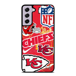 KANSAS CITY CHIEFS NFL STICKER BOMB Samsung Galaxy S21 FE Case Cover KANSAS CITY CHIEFS NFL STICKER BOMB Samsung Galaxy S21 FE Case Cover