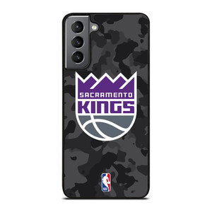 SACRAMENTO KINGS BLACK CAMO Samsung Galaxy S21 Plus Case Cover