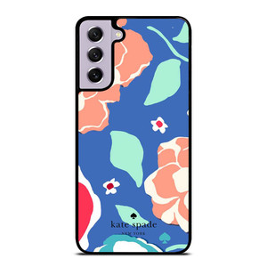 KATE SPADE NEW YORK BLUE FLORAL Samsung Galaxy S21 FE Case Cover KATE SPADE NEW YORK BLUE FLORAL Samsung Galaxy S21 FE Case Cover