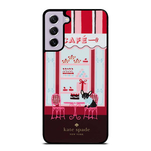 KATE SPADE NEW YORK CAFE Samsung Galaxy S21 FE Case Cover KATE SPADE NEW YORK CAFE Samsung Galaxy S21 FE Case Cover