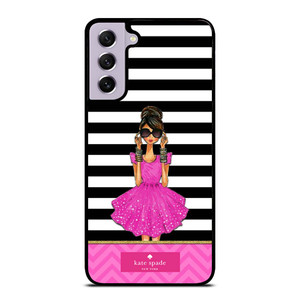 KATE SPADE PINK GIRLS Samsung Galaxy S21 FE Case Cover KATE SPADE PINK GIRLS Samsung Galaxy S21 FE Case Cover