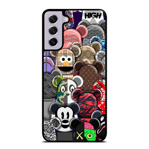 KAWS ALL CHARACTER ICON Samsung Galaxy S21 FE Case Cover KAWS ALL CHARACTER ICON Samsung Galaxy S21 FE Case Cover