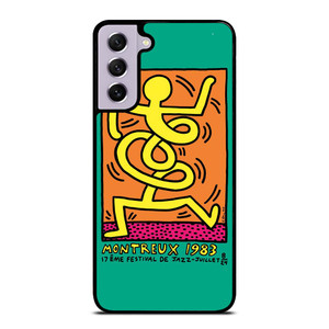 KEITH HARING MONTREUX 1983 Samsung Galaxy S21 FE Case Cover KEITH HARING MONTREUX 1983 Samsung Galaxy S21 FE Case Cover
