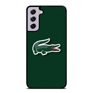 LACOSTE CROCODILE GREEN Samsung Galaxy S21 FE Case Cover LACOSTE CROCODILE GREEN Samsung Galaxy S21 FE Case Cover