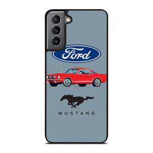 1965 FORD MUSTANG ILLUSTRATION Samsung Galaxy S21 Plus Case Cover