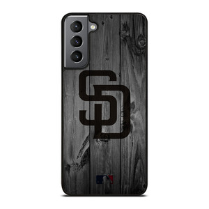 SAN DIEGO PADRES BASEBALL MLB WOOD LOGO Samsung Galaxy S21 Plus Case Cover