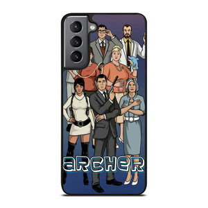 ARCHER CARTOON ALL CAST Samsung Galaxy S21 Plus Case Cover ARCHER CARTOON ALL CAST Samsung Galaxy S21 Plus Case Cover