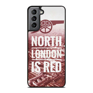 ARSENAL NORTH LONDON IS RED Samsung Galaxy S21 Plus Case Cover ARSENAL NORTH LONDON IS RED Samsung Galaxy S21 Plus Case Cover