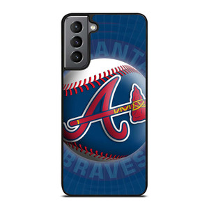 ATLANTA BRAVES MLB BALL Samsung Galaxy S21 Plus Case Cover