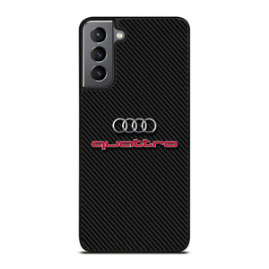 AUDI QUATTRO CARBON LOGO Samsung Galaxy S21 Plus Case Cover AUDI QUATTRO CARBON LOGO Samsung Galaxy S21 Plus Case Cover