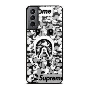 BAPE SHARK LOGO SUPREME BLACK WHITE Samsung Galaxy S21 Plus Case Cover BAPE SHARK LOGO SUPREME BLACK WHITE Samsung Galaxy S21 Plus Case Cover
