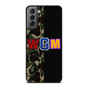 BAPE WGM CAMO Samsung Galaxy S21 Plus Case Cover BAPE WGM CAMO Samsung Galaxy S21 Plus Case Cover
