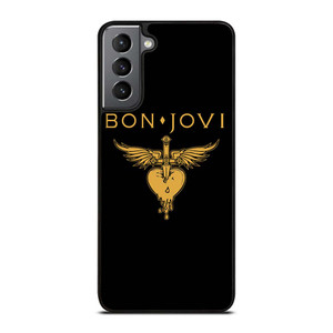 BON JOVI BAND LOGO GOLD Samsung Galaxy S21 Plus Case Cover BON JOVI BAND LOGO GOLD Samsung Galaxy S21 Plus Case Cover