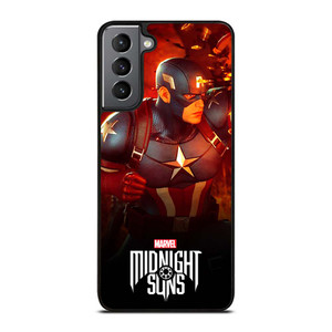 CAPTAIN AMERICA MARVEL MIDNIGHT SUNS Samsung Galaxy S21 Plus Case Cover CAPTAIN AMERICA MARVEL MIDNIGHT SUNS Samsung Galaxy S21 Plus Case Cover
